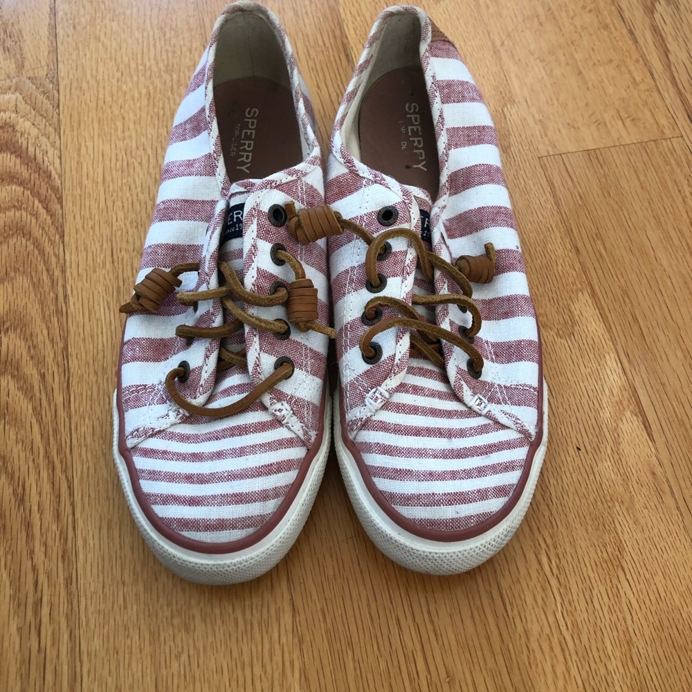 Sperry Red & White Sneaker